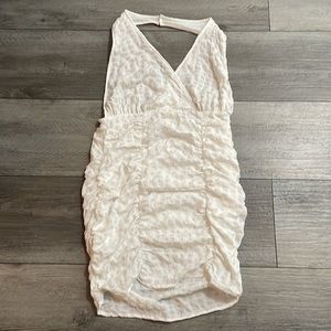 ASOS, halter, bodycon white dress, size‎ 8